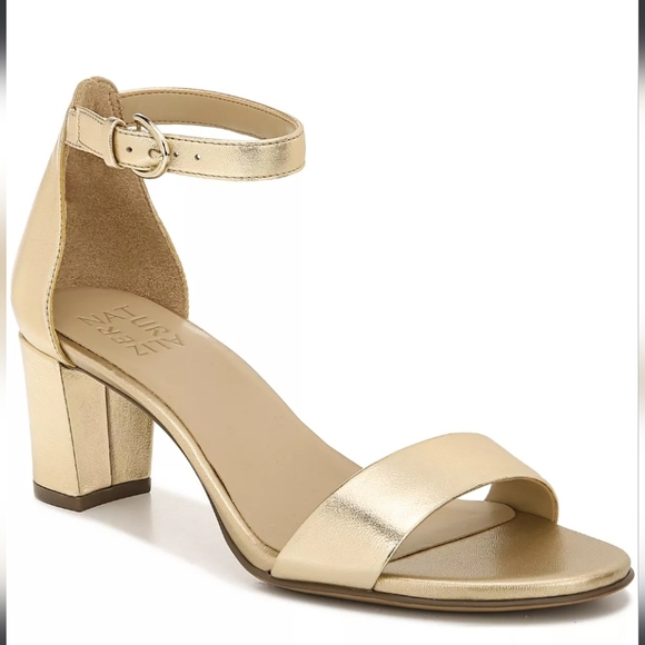 Naturalizer Shoes - Naturalizer Vera Dress Sandals Dark Gold Leather 12 WIDE